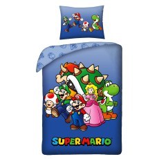 POSCIEL BAWELNIANA 140 X 200 CM NINTENDO SUPER MARIO BROS NO-418BL