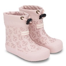 RUBBER BOOTS BAREFOOT BUNDGAARD COVER RABBIT OLD ROSE