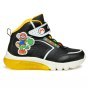 SHOES GEOX TRAMPKI GEOX CIBERDRON SUPER MARIO BLACK/YELLOW LED LIGHTS