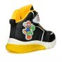 SHOES GEOX TRAMPKI GEOX CIBERDRON SUPER MARIO BLACK/YELLOW LED LIGHTS