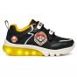 SNEAKER GEOX CIBERDRON SUPER MARIO BLACK/YELLO LED LIGHTS