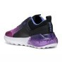 SNEAKERS GEOX ACTIVART ILLUMINUS BLACK/PURPLE LED LIGHTS