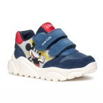 SNEAKERS GEOX CIUFCIUF NAVY/LT GREY DISNEY MICKEY MOUSE