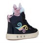 SHOES GEOX SKYLIN UNICORN NAVY/MULTICOLOR LED LIGHTS