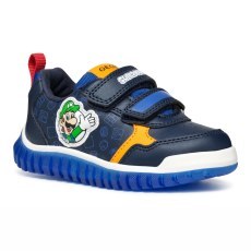 SNEAKERS GEOX LIGHTYLOO SUPER MARIO NAVY/ROYAL LED LIGHTS