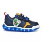 SNEAKERS GEOX LIGHTYLOO SUPER MARIO NAVY/ROYAL LED LIGHTS