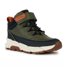 WINTER SHOES GEOX FLEXYPER PLUS ABX MILITARY/ORANGE