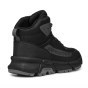 SHOES GEOX FLEXYPER PLUS BOY ABX BLACK/DK GREY