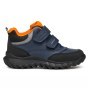 WINTER SHOES GEOX SIMBYOS ABX BLUE/ORANGE MEMBRANA AMPHIBIOX