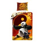 SINGLE DUVET SET 140 X 200 CM KUNG FU PANDA KFP-4201BL