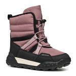 ŚNIEGOWCE GEOX TREKKYUP ABX ANTIQUE ROSE/BLACK MEMBRANA AMPHIBIOX