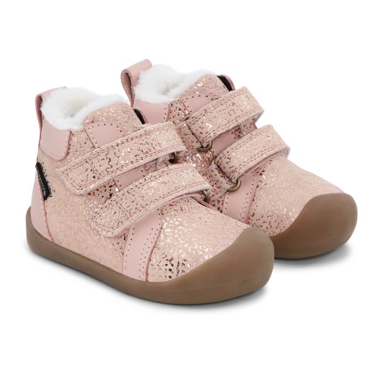 WINTER SHOES BAREFOOT BUNDGAARD BLOOM TEX ROSE GOLD STREAM