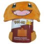 CORAL HOODED BLANKET 120 X 150 CM POKEMON CHARMANDER POK-588FB