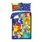 SINGLE DUVET SET 140 X 200 CM POKEMON PIKACHU POK-746BL