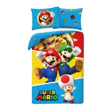 POSCIEL BAWELNIANA 140 X 200 CM NINTENDO SUPER MARIO BROS NO-661BL