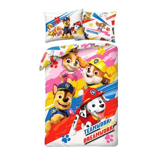 SINGLE DUVET SET 140 X 200 CM PAW PATROL PAW-693BL