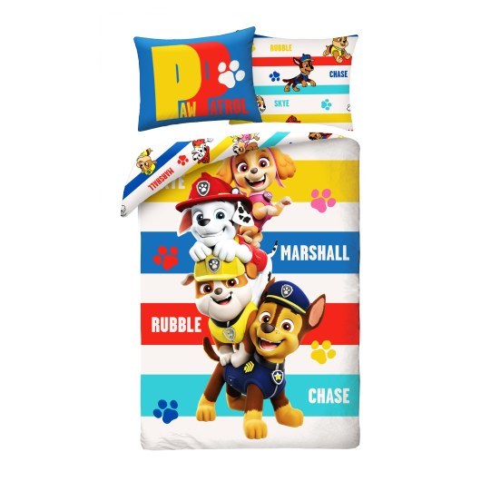 SINGLE DUVET SET 140 X 200 CM PAW PATROL PAW-692BL