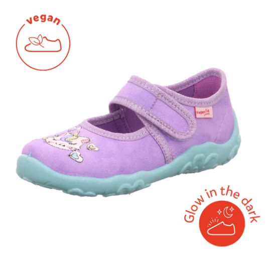 TEXTILE SLIPPERS SUPERFIT BONNY LILA 1-800282-8540