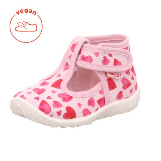 TEXTILE SLIPPERS SUPERFIT SPOTTY ROSA/MEHRFARBIG 1-009252-5540