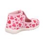 PANTOFLE TEKSTYLNE KAPCIE SUPERFIT SPOTTY ROSA/MEHRFARBIG 1-009252-5540