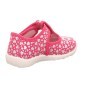 PANTOFLE TEKSTYLNE KAPCIE SUPERFIT SPOTTY ROSA/PINK 1-009248-5530