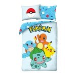 SINGLE DUVET SET 140 X 200 CM POKEMON PIKACHU POK-553BL