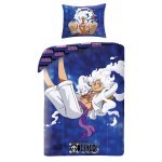 SINGLE DUVET SET 140 X 200 CM ONE PIECE OP-0358BL