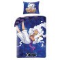 SINGLE DUVET SET 140 X 200 CM ONE PIECE OP-0358BL