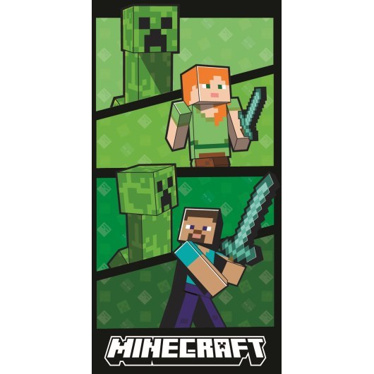 RĘCZNIK KĄPIELOWY PLAŻOWY 70 X 140 CM MINECRAFT MNC-698T