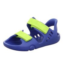 SANDALS BAREFOOT SUPERFIT SPLASH-S BLAU/HELLGRUN 1-000991-8000