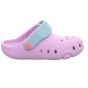 CLOGS BAREFOOT SUPERFIT SPLASH-C LILA/HELLGRUN 1-000990-8500