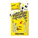 SINGLE DUVET SET 140 X 200 CM POKEMON PIKACHU POK-1042BL
