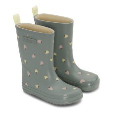 RUBBER BOOTS BAREFOOT BUNDGAARD CHARLY HIGH STRAWBERRIES