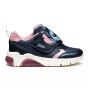 SNEAKER GEOX FADINLIGHT DISNEY STITCH NAVY/PINK LED LIGHTS