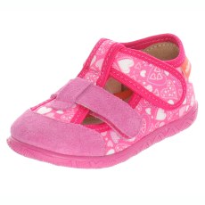 SLIPPERS MILAMI PINK HEARTS