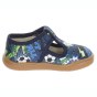 SLIPPERS BAREFOOT MILAMI TREND NAVY BLUE FOOTBALL