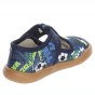 SLIPPERS BAREFOOT MILAMI TREND NAVY BLUE FOOTBALL