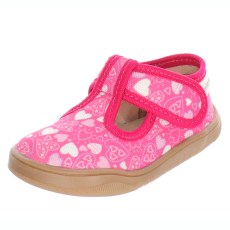 SLIPPERS BAREFOOT MILAMI TREND FUXIA HEARTS