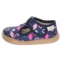 PANTOFLE KAPCIE BAREFOOT MILAMI TREND NAVY BLUE FLAMINGOS