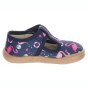 SLIPPERS BAREFOOT MILAMI TREND NAVY BLUE FLAMINGOS