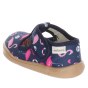 SLIPPERS BAREFOOT MILAMI TREND NAVY BLUE FLAMINGOS