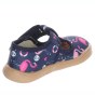 SLIPPERS BAREFOOT MILAMI TREND NAVY BLUE FLAMINGOS