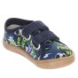 SNEAKERS SLIPPERS BAREFOOT MILAMI NAVY BLUE FOOTBALL