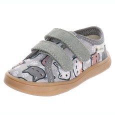 TENISOWKI PANTOFLE KAPCIE BAREFOOT MILAMI GREY CATS