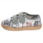 SNEAKERS SLIPPERS BAREFOOT MILAMI GREY CATS