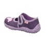 PANTOFLE TEKSTYLNE KAPCIE SUPERFIT BONNY LILA 1-000280-8520