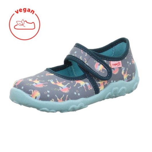 PANTOFLE TEKSTYLNE KAPCIE SUPERFIT BONNY BLAU 1-800283-8120