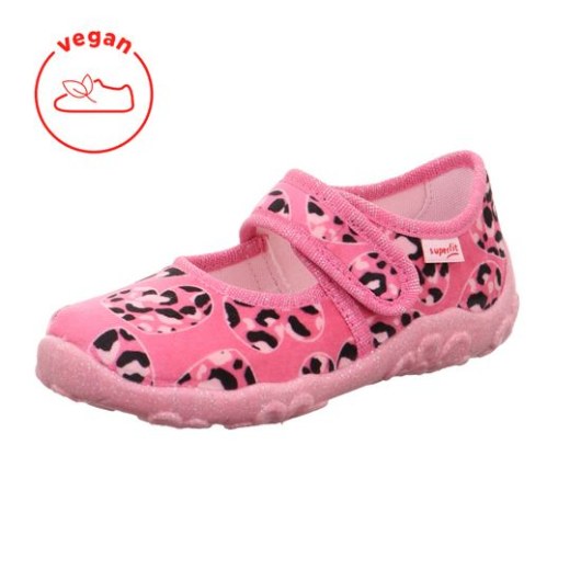 PANTOFLE TEKSTYLNE KAPCIE SUPERFIT BONNY ROSA/MEHRFARBIG 1-000280-5520
