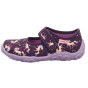 PANTOFLE TEKSTYLNE KAPCIE SUPERFIT BONNY LILA 1-800283-8550