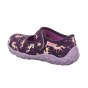 PANTOFLE TEKSTYLNE KAPCIE SUPERFIT BONNY LILA 1-800283-8550